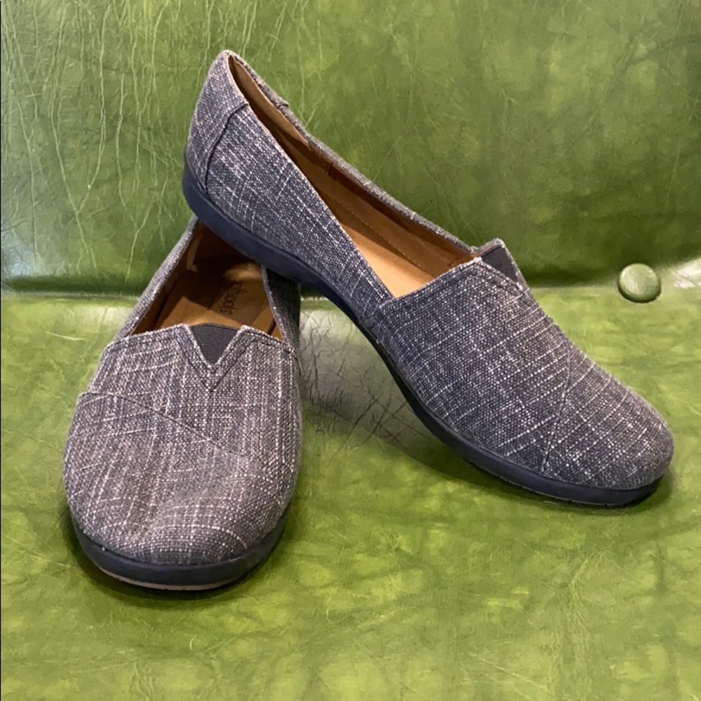 Softspots Grey Tweed Flats